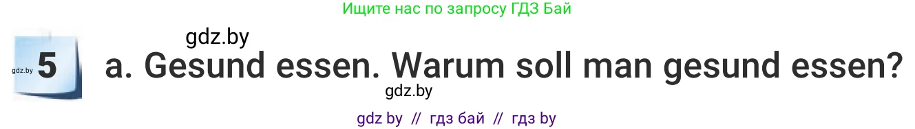 Немецкий язык (Deutsch), 5 класс Учебник (Schülerbuch), авторы: Будько Антонина Филипповна (Budjko Antonina), Урбанович Инна Ювинальевна (Urbanowitsch Ina), издательство Вышэйшая школа, Минск, 2020, жёлтого цвета, Часть 1, страница 53, номер 5a, Условие