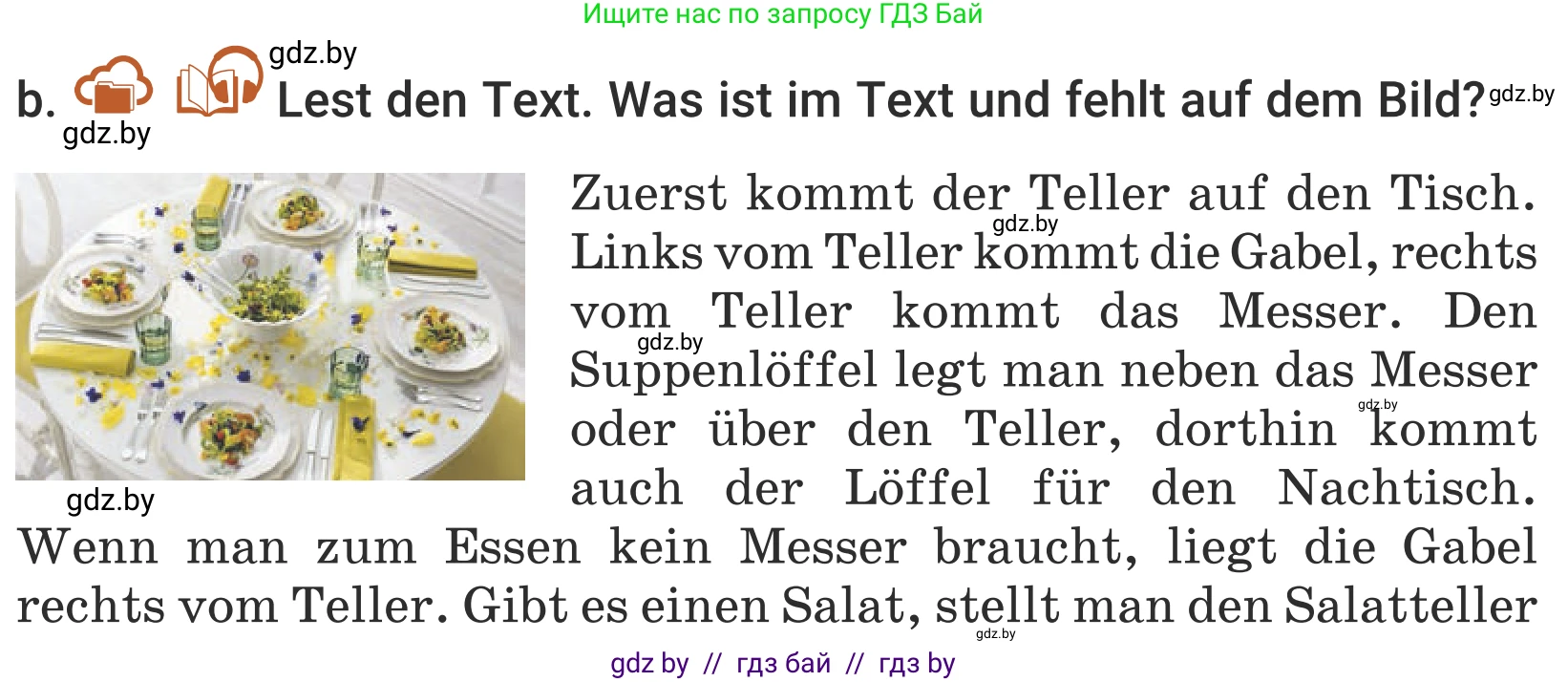 Немецкий язык (Deutsch), 5 класс Учебник (Schülerbuch), авторы: Будько Антонина Филипповна (Budjko Antonina), Урбанович Инна Ювинальевна (Urbanowitsch Ina), издательство Вышэйшая школа, Минск, 2020, жёлтого цвета, Часть 1, страница 62, номер 2b, Условие