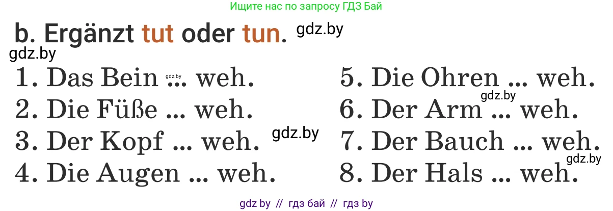 Немецкий язык (Deutsch), 5 класс Учебник (Schülerbuch), авторы: Будько Антонина Филипповна (Budjko Antonina), Урбанович Инна Ювинальевна (Urbanowitsch Ina), издательство Вышэйшая школа, Минск, 2020, жёлтого цвета, Часть 1, страница 78, номер 2b, Условие