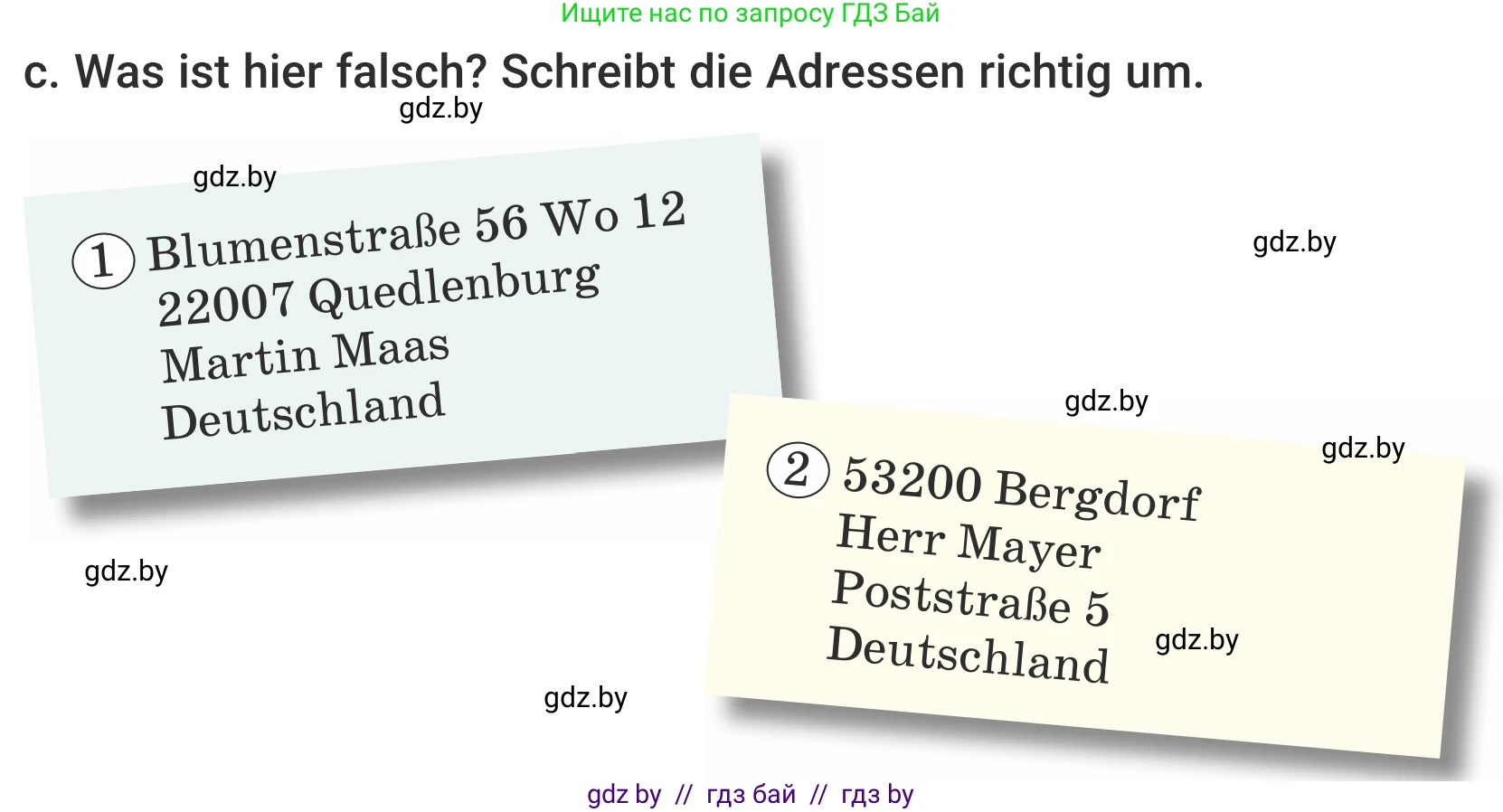 Немецкий язык (Deutsch), 5 класс Учебник (Schülerbuch), авторы: Будько Антонина Филипповна (Budjko Antonina), Урбанович Инна Ювинальевна (Urbanowitsch Ina), издательство Вышэйшая школа, Минск, 2020, жёлтого цвета, Часть 2, страница 20, номер 9c, Условие