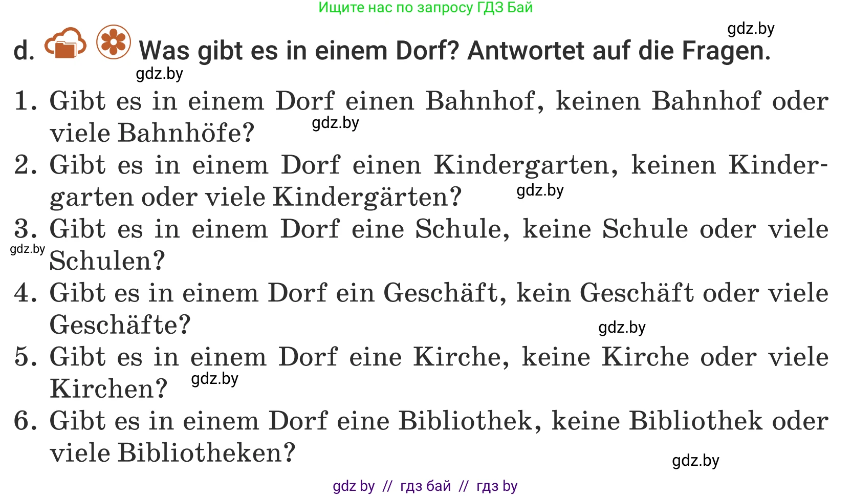 Немецкий язык (Deutsch), 5 класс Учебник (Schülerbuch), авторы: Будько Антонина Филипповна (Budjko Antonina), Урбанович Инна Ювинальевна (Urbanowitsch Ina), издательство Вышэйшая школа, Минск, 2020, жёлтого цвета, Часть 2, страница 28, номер 3d, Условие