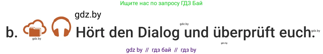 Немецкий язык (Deutsch), 5 класс Учебник (Schülerbuch), авторы: Будько Антонина Филипповна (Budjko Antonina), Урбанович Инна Ювинальевна (Urbanowitsch Ina), издательство Вышэйшая школа, Минск, 2020, жёлтого цвета, Часть 2, страница 64, номер 6b, Условие