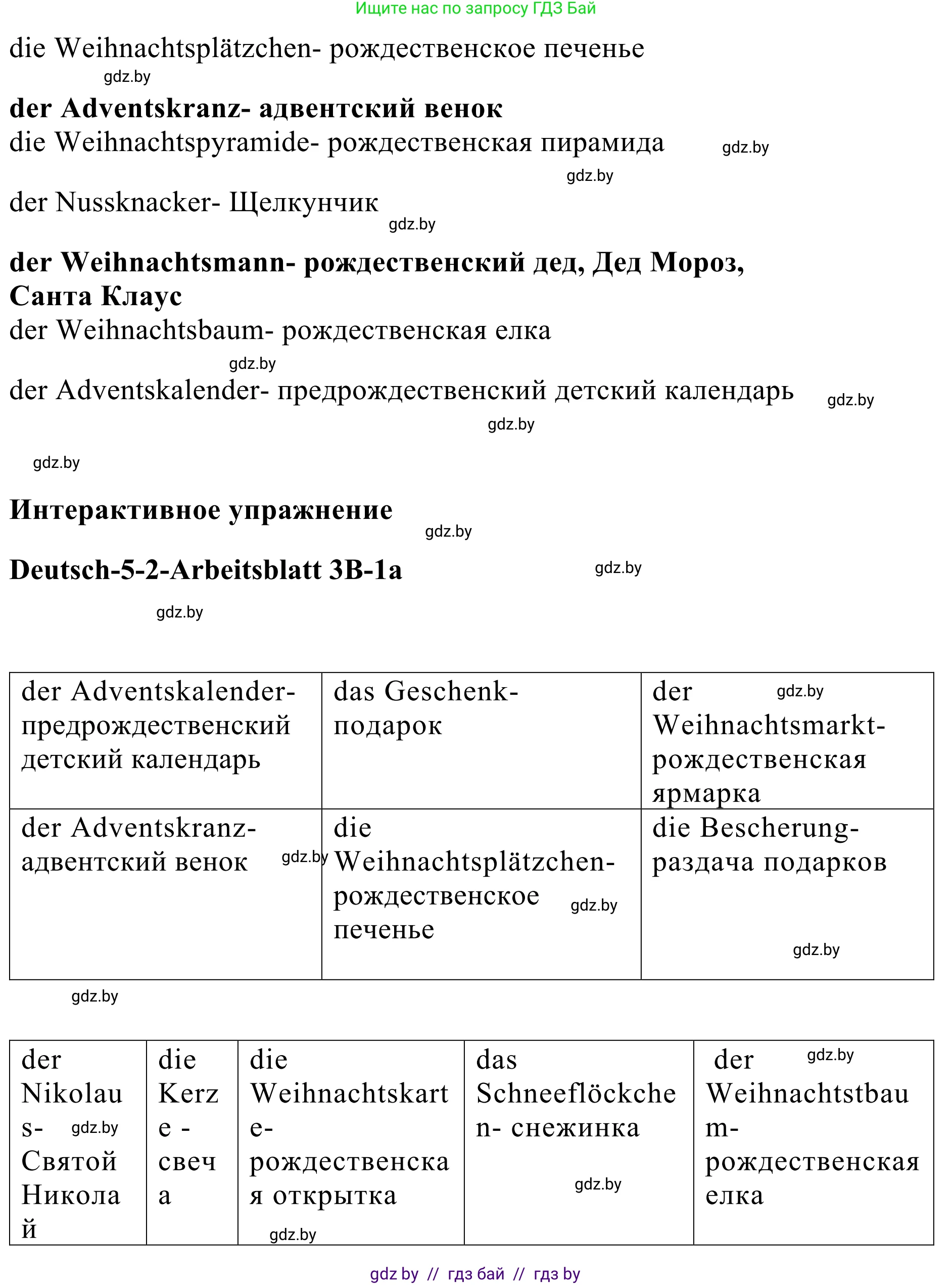 Немецкий язык (Deutsch), 5 класс Учебник (Schülerbuch), авторы: Будько Антонина Филипповна (Budjko Antonina), Урбанович Инна Ювинальевна (Urbanowitsch Ina), издательство Вышэйшая школа, Минск, 2020, жёлтого цвета, Часть 1, страница 99, номер 1a, Решение 2 (продолжение 2)