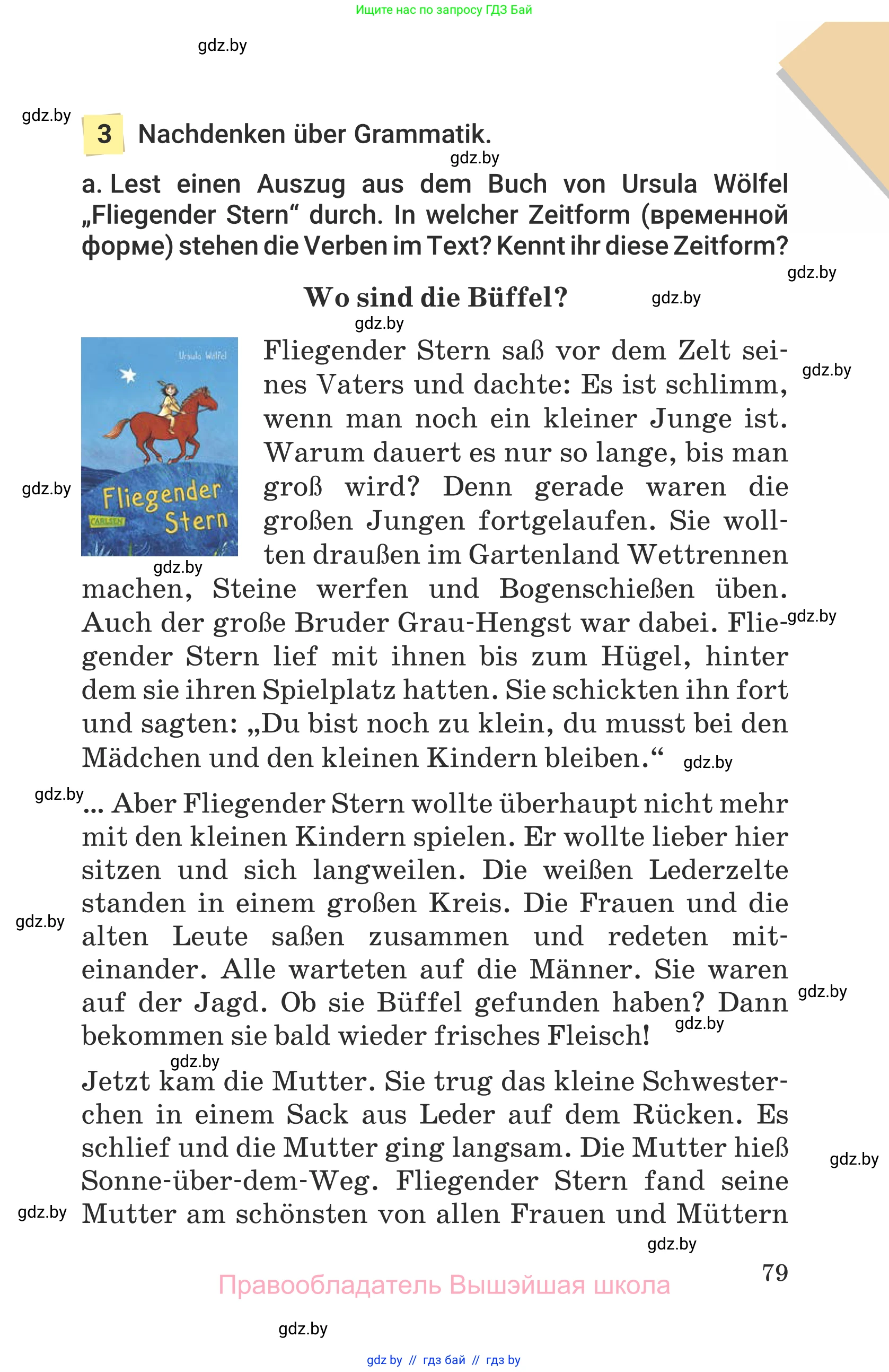 Немецкий язык (Deutsch), 6 класс Учебник (Schülerbuch), авторы: Будько Антонина Филипповна (Budjko Antonina), Урбанович Инна Ювинальевна (Urbanowitsch Ina), издательство Вышэйшая школа, Минск, 2020, бежевого цвета, страница 79