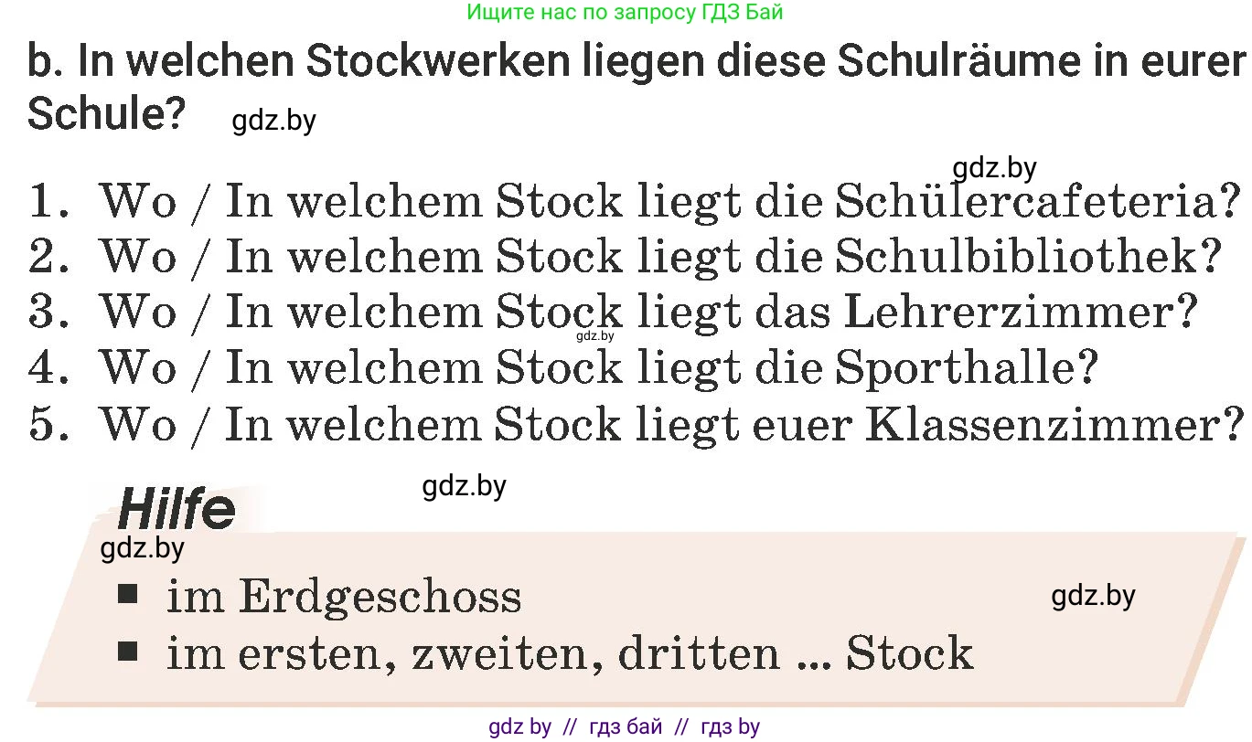 Немецкий язык (Deutsch), 6 класс Учебник (Schülerbuch), авторы: Будько Антонина Филипповна (Budjko Antonina), Урбанович Инна Ювинальевна (Urbanowitsch Ina), издательство Вышэйшая школа, Минск, 2020, бежевого цвета, страница 20, номер b, Условие