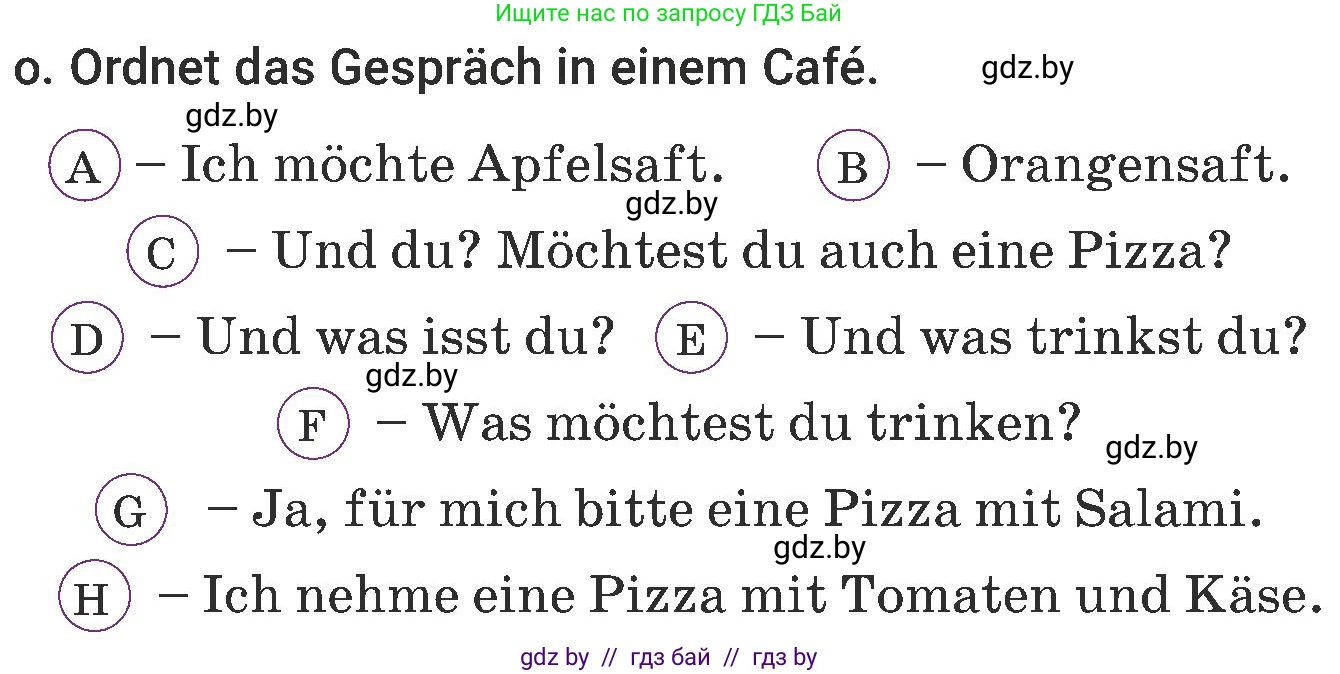 Немецкий язык (Deutsch), 6 класс Учебник (Schülerbuch), авторы: Будько Антонина Филипповна (Budjko Antonina), Урбанович Инна Ювинальевна (Urbanowitsch Ina), издательство Вышэйшая школа, Минск, 2020, бежевого цвета, страница 118, номер o, Условие