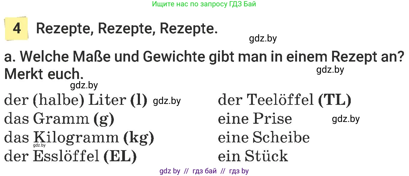 Немецкий язык (Deutsch), 6 класс Учебник (Schülerbuch), авторы: Будько Антонина Филипповна (Budjko Antonina), Урбанович Инна Ювинальевна (Urbanowitsch Ina), издательство Вышэйшая школа, Минск, 2020, бежевого цвета, страница 124, номер a, Условие