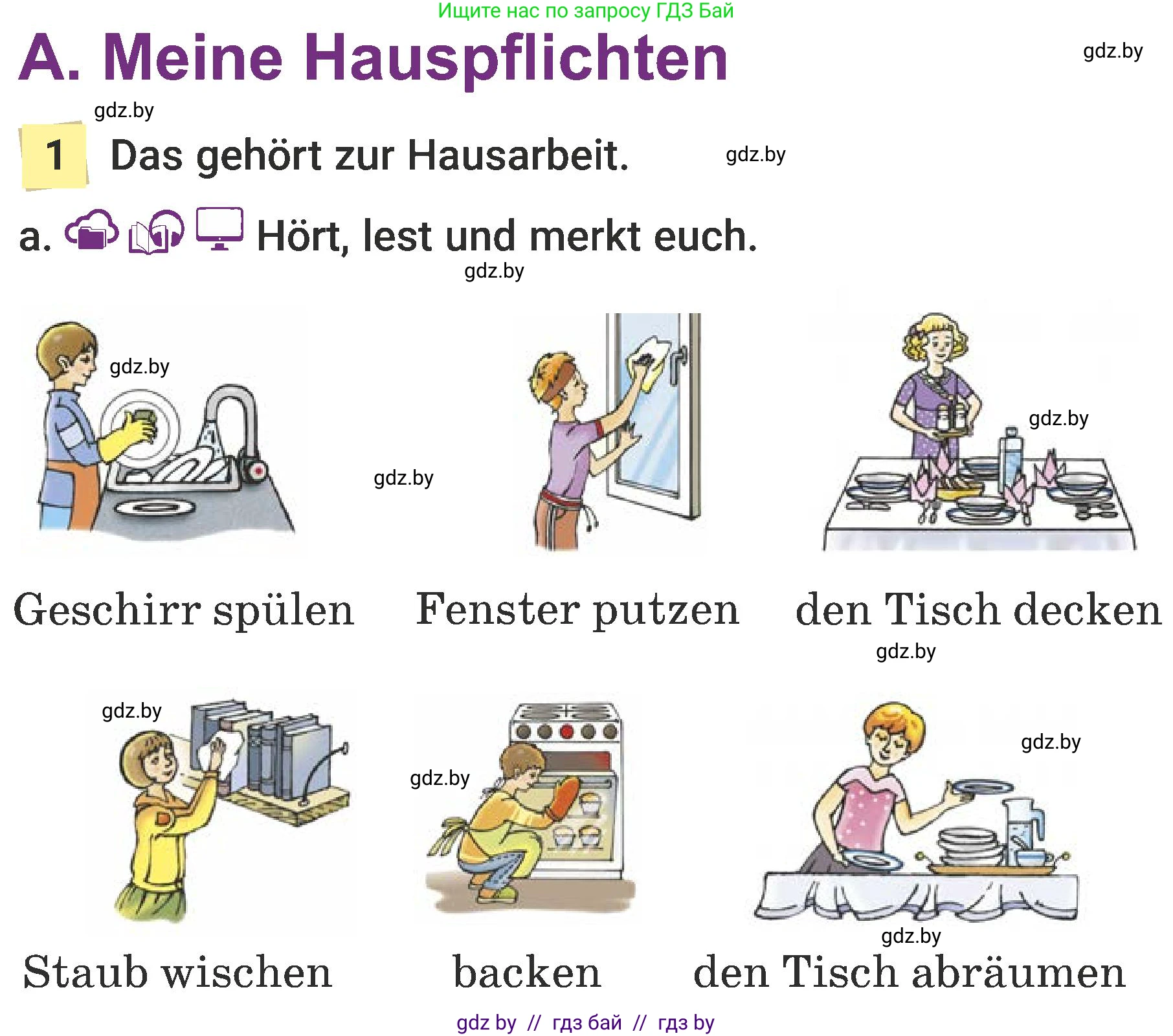 Немецкий язык (Deutsch), 6 класс Учебник (Schülerbuch), авторы: Будько Антонина Филипповна (Budjko Antonina), Урбанович Инна Ювинальевна (Urbanowitsch Ina), издательство Вышэйшая школа, Минск, 2020, бежевого цвета, страница 142, номер a, Условие
