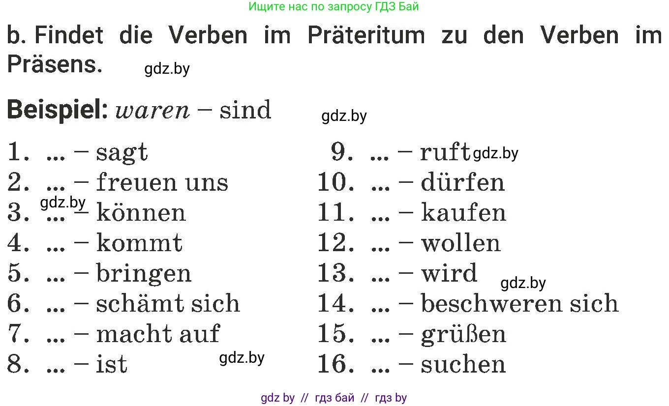 Немецкий язык (Deutsch), 6 класс Учебник (Schülerbuch), авторы: Будько Антонина Филипповна (Budjko Antonina), Урбанович Инна Ювинальевна (Urbanowitsch Ina), издательство Вышэйшая школа, Минск, 2020, бежевого цвета, страница 170, номер b, Условие