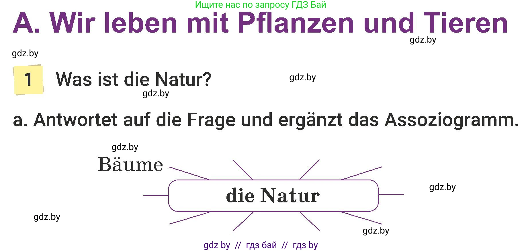 Немецкий язык (Deutsch), 6 класс Учебник (Schülerbuch), авторы: Будько Антонина Филипповна (Budjko Antonina), Урбанович Инна Ювинальевна (Urbanowitsch Ina), издательство Вышэйшая школа, Минск, 2020, бежевого цвета, страница 174, номер a, Условие