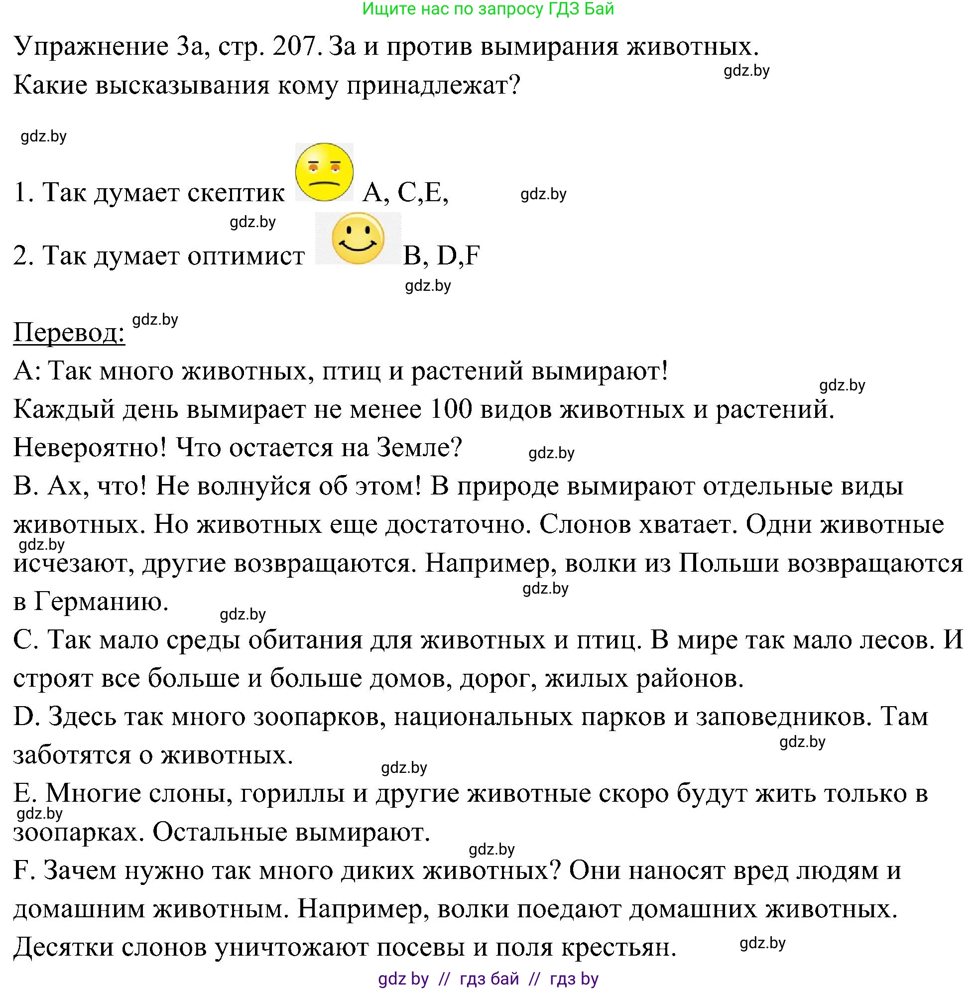 Немецкий язык (Deutsch), 6 класс Учебник (Schülerbuch), авторы: Будько Антонина Филипповна (Budjko Antonina), Урбанович Инна Ювинальевна (Urbanowitsch Ina), издательство Вышэйшая школа, Минск, 2020, бежевого цвета, страница 207, номер a, Решение