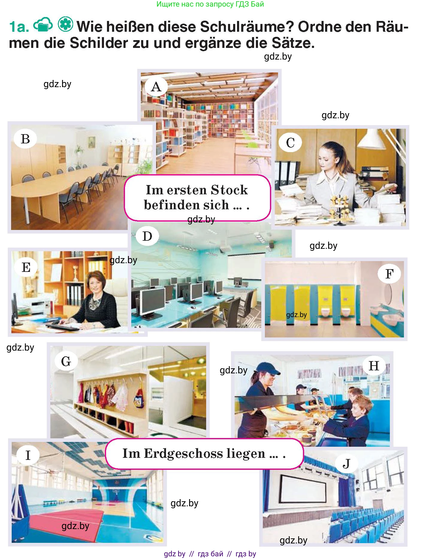 Немецкий язык (Deutsch), 6 класс Учебник (Schülerbuch), авторы: Зуевская Елена Викторовна, Салынская Светлана Ивановна, Негурэ Ольга Вячеславовна, издательство Вышэйшая школа, Минск, 2022, жёлтого цвета, Teil 1, страница 26, номер 1, Условие