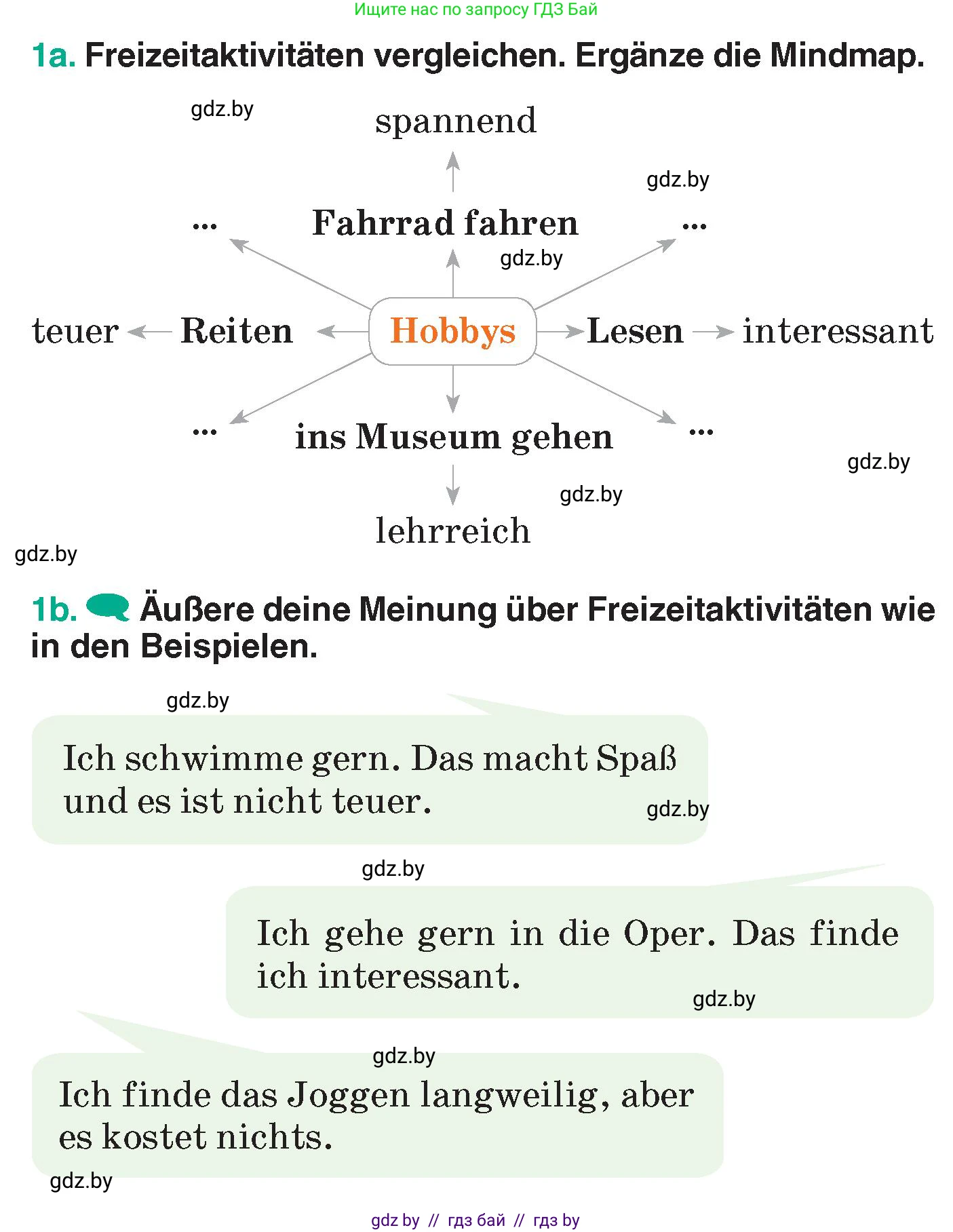 Немецкий язык (Deutsch), 6 класс Учебник (Schülerbuch), авторы: Зуевская Елена Викторовна, Салынская Светлана Ивановна, Негурэ Ольга Вячеславовна, издательство Вышэйшая школа, Минск, 2022, жёлтого цвета, Teil 1, страница 64, номер 1, Условие
