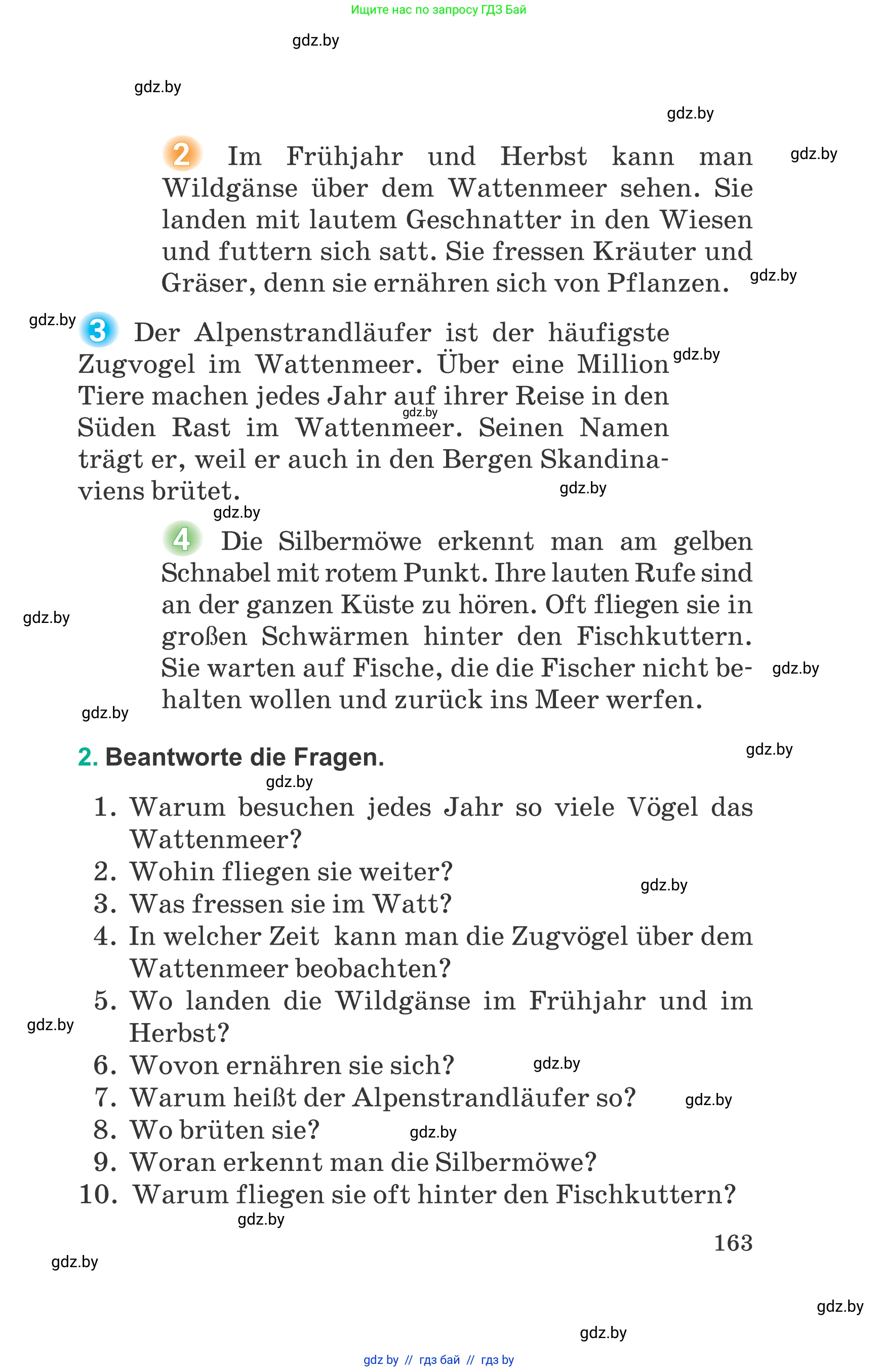 Немецкий язык (Deutsch), 6 класс Учебник (Schülerbuch), авторы: Зуевская Елена Викторовна, Салынская Светлана Ивановна, Негурэ Ольга Вячеславовна, издательство Вышэйшая школа, Минск, 2022, жёлтого цвета, Teil 2, страница 163