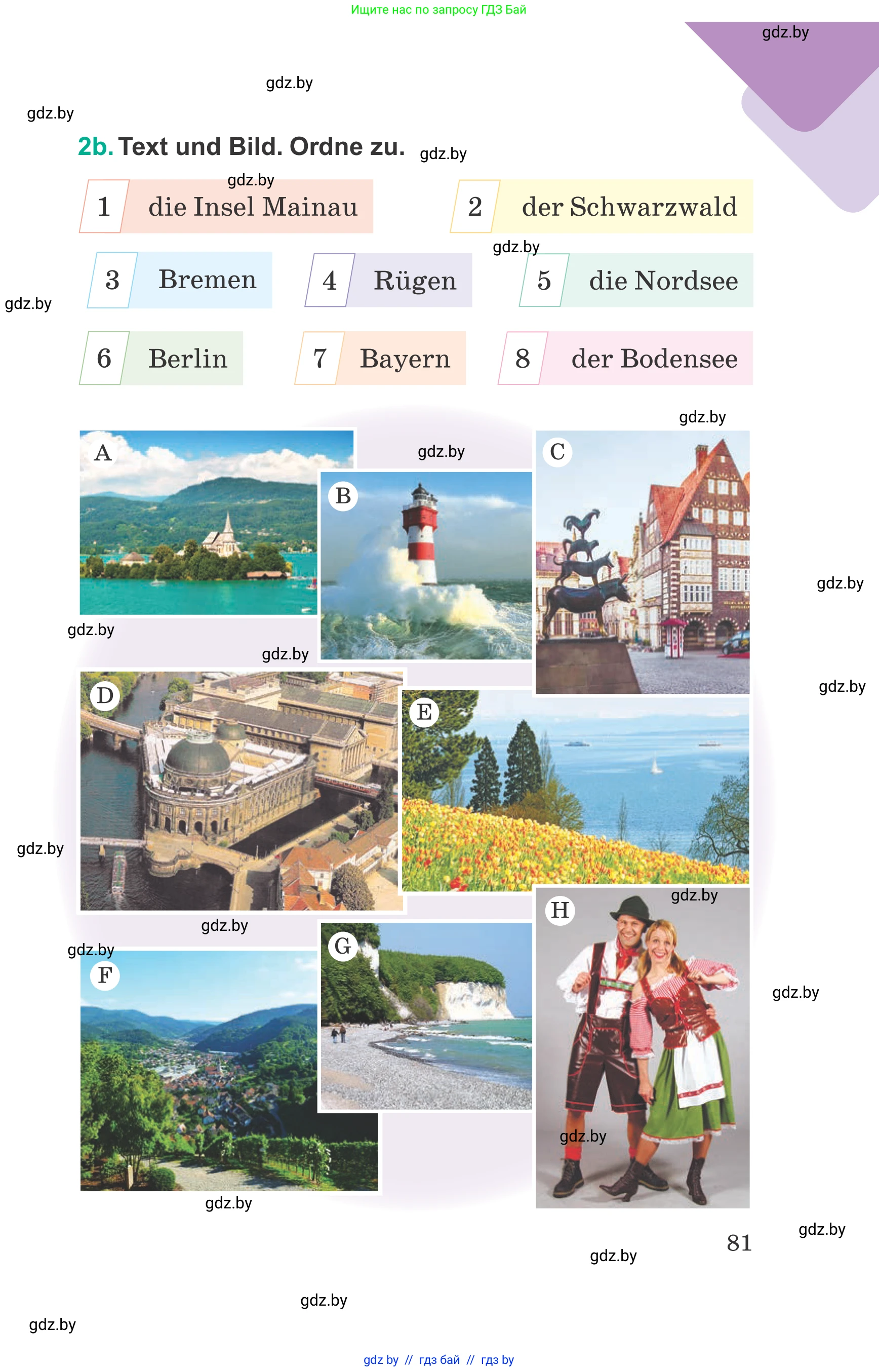 Немецкий язык (Deutsch), 6 класс Учебник (Schülerbuch), авторы: Зуевская Елена Викторовна, Салынская Светлана Ивановна, Негурэ Ольга Вячеславовна, издательство Вышэйшая школа, Минск, 2022, жёлтого цвета, Teil 1, страница 81