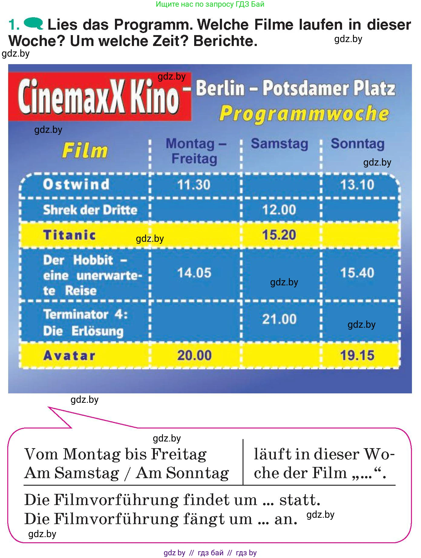 Немецкий язык (Deutsch), 6 класс Учебник (Schülerbuch), авторы: Зуевская Елена Викторовна, Салынская Светлана Ивановна, Негурэ Ольга Вячеславовна, издательство Вышэйшая школа, Минск, 2022, жёлтого цвета, Teil 1, страница 103, номер 1, Условие