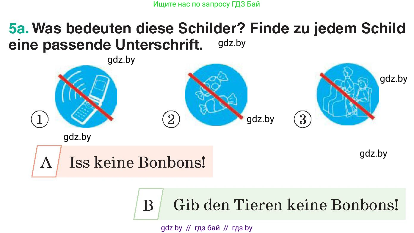 Немецкий язык (Deutsch), 6 класс Учебник (Schülerbuch), авторы: Зуевская Елена Викторовна, Салынская Светлана Ивановна, Негурэ Ольга Вячеславовна, издательство Вышэйшая школа, Минск, 2022, жёлтого цвета, Teil 1, страница 114, номер 5, Условие