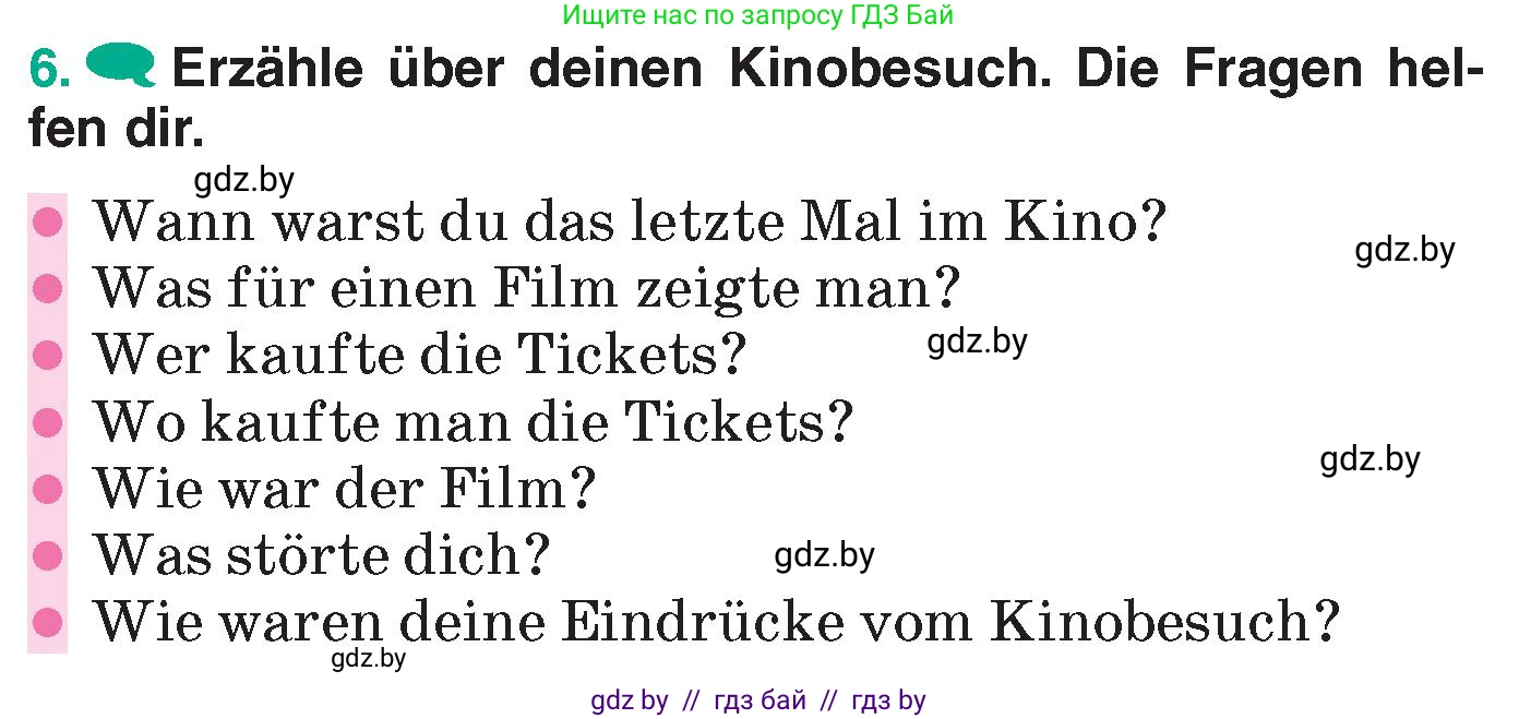 Немецкий язык (Deutsch), 6 класс Учебник (Schülerbuch), авторы: Зуевская Елена Викторовна, Салынская Светлана Ивановна, Негурэ Ольга Вячеславовна, издательство Вышэйшая школа, Минск, 2022, жёлтого цвета, Teil 1, страница 115, номер 6, Условие
