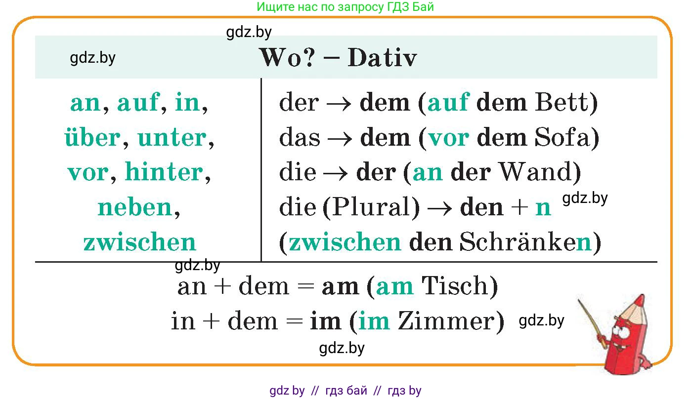 Немецкий язык (Deutsch), 6 класс Учебник (Schülerbuch), авторы: Зуевская Елена Викторовна, Салынская Светлана Ивановна, Негурэ Ольга Вячеславовна, издательство Вышэйшая школа, Минск, 2022, жёлтого цвета, Teil 2, страница 10, номер 5, Условие (продолжение 3)