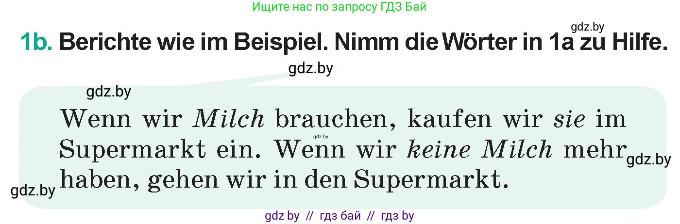 Немецкий язык (Deutsch), 6 класс Учебник (Schülerbuch), авторы: Зуевская Елена Викторовна, Салынская Светлана Ивановна, Негурэ Ольга Вячеславовна, издательство Вышэйшая школа, Минск, 2022, жёлтого цвета, Teil 2, страница 63, номер 1, Условие (продолжение 2)