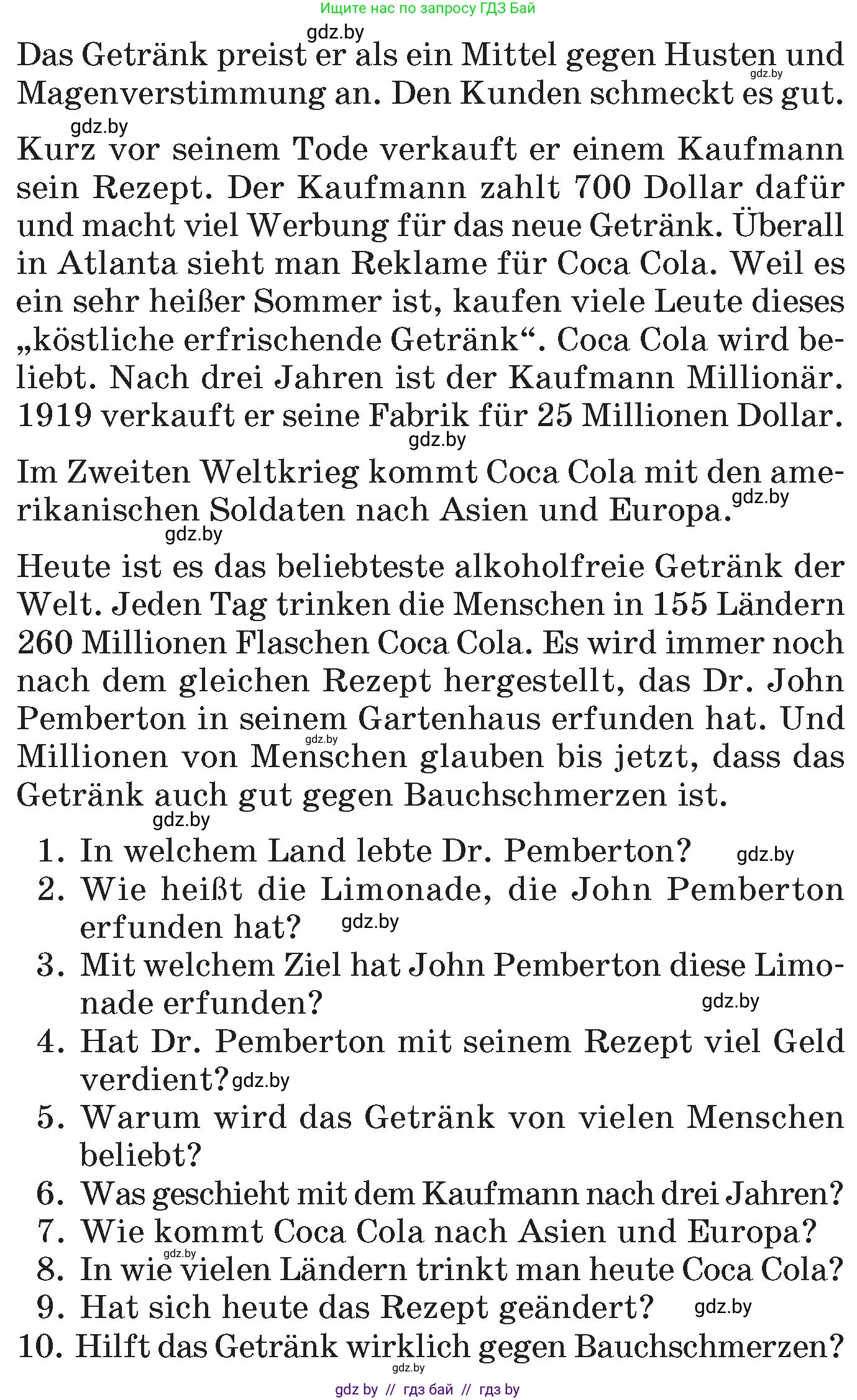 Немецкий язык (Deutsch), 6 класс Учебник (Schülerbuch), авторы: Зуевская Елена Викторовна, Салынская Светлана Ивановна, Негурэ Ольга Вячеславовна, издательство Вышэйшая школа, Минск, 2022, жёлтого цвета, Teil 2, страница 168, номер 2, Условие (продолжение 2)