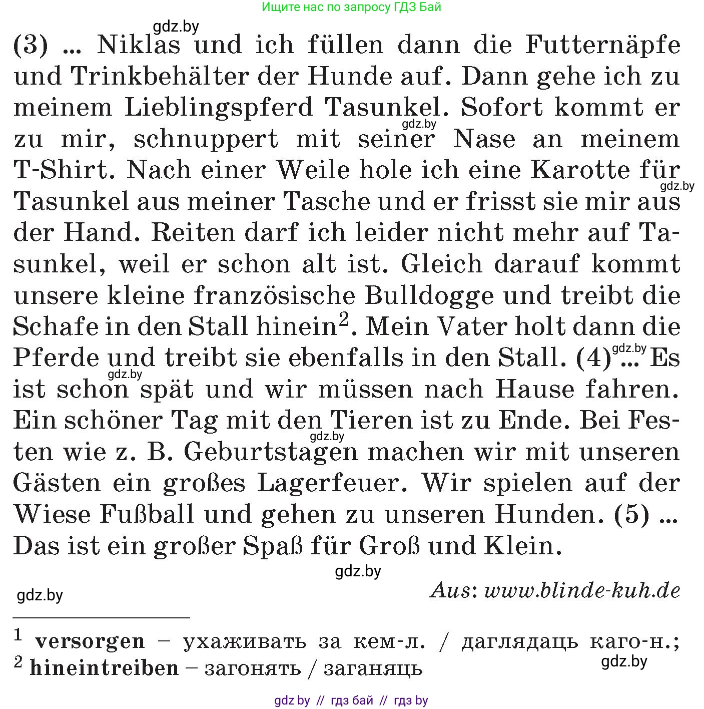 Немецкий язык (Deutsch), 6 класс Учебник (Schülerbuch), авторы: Зуевская Елена Викторовна, Салынская Светлана Ивановна, Негурэ Ольга Вячеславовна, издательство Вышэйшая школа, Минск, 2022, жёлтого цвета, Teil 2, страница 149, номер 3, Условие (продолжение 3)