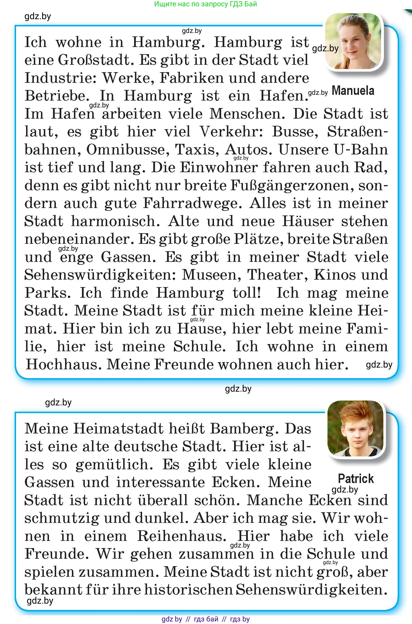 Немецкий язык (Deutsch), 7 класс Учебник (Schülerbuch), авторы: Будько Антонина Филипповна (Budjko Antonina), Урбанович Инна Ювинальевна (Urbanowitsch Ina), издательство Вышэйшая школа, Минск, 2021, страница 134, номер 1, Условие (продолжение 2)