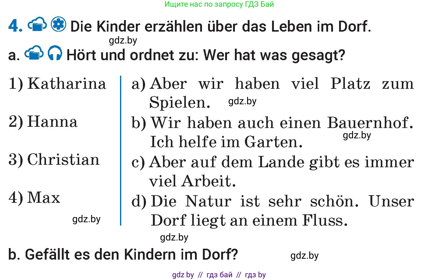 Немецкий язык (Deutsch), 7 класс Учебник (Schülerbuch), авторы: Будько Антонина Филипповна (Budjko Antonina), Урбанович Инна Ювинальевна (Urbanowitsch Ina), издательство Вышэйшая школа, Минск, 2021, страница 157, номер 4, Условие