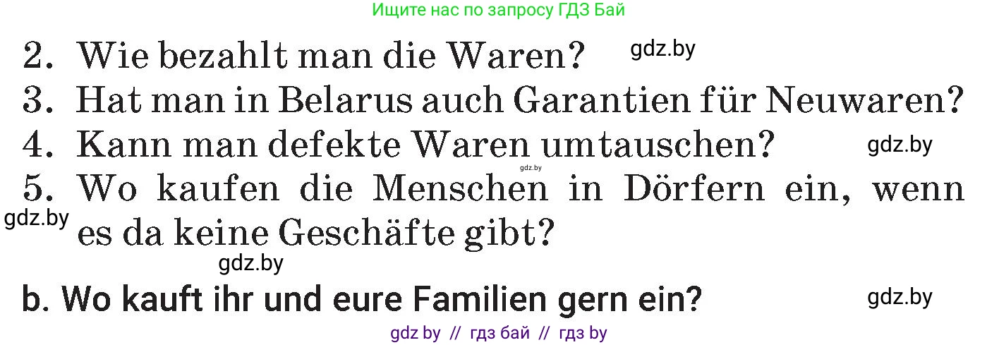 Немецкий язык (Deutsch), 7 класс Учебник (Schülerbuch), авторы: Будько Антонина Филипповна (Budjko Antonina), Урбанович Инна Ювинальевна (Urbanowitsch Ina), издательство Вышэйшая школа, Минск, 2021, страница 189, номер 6, Условие (продолжение 2)