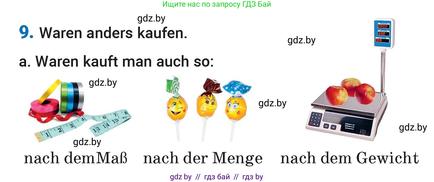 Немецкий язык (Deutsch), 7 класс Учебник (Schülerbuch), авторы: Будько Антонина Филипповна (Budjko Antonina), Урбанович Инна Ювинальевна (Urbanowitsch Ina), издательство Вышэйшая школа, Минск, 2021, страница 202, номер 9, Условие