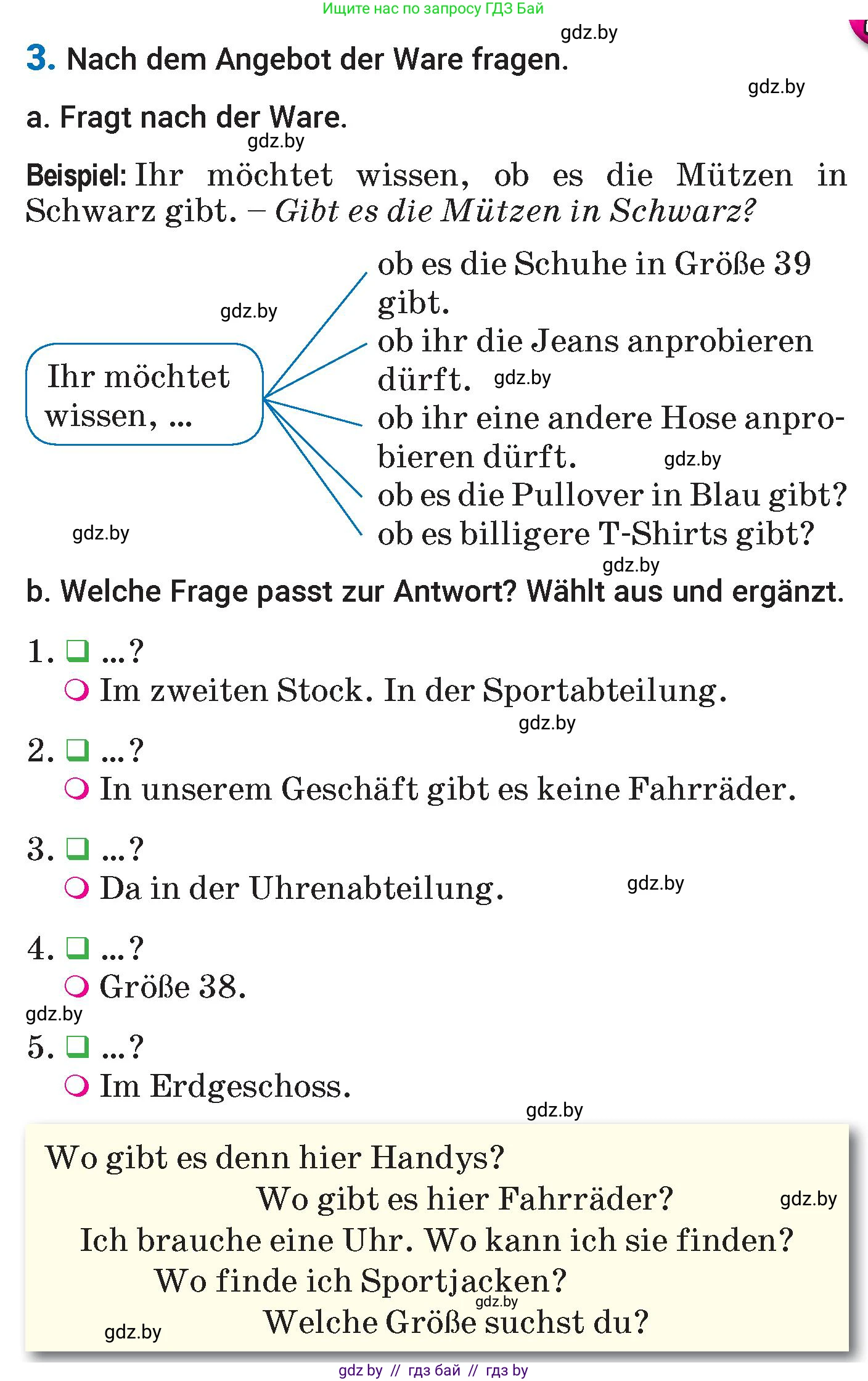 Немецкий язык (Deutsch), 7 класс Учебник (Schülerbuch), авторы: Будько Антонина Филипповна (Budjko Antonina), Урбанович Инна Ювинальевна (Urbanowitsch Ina), издательство Вышэйшая школа, Минск, 2021, страница 207, номер 3, Условие