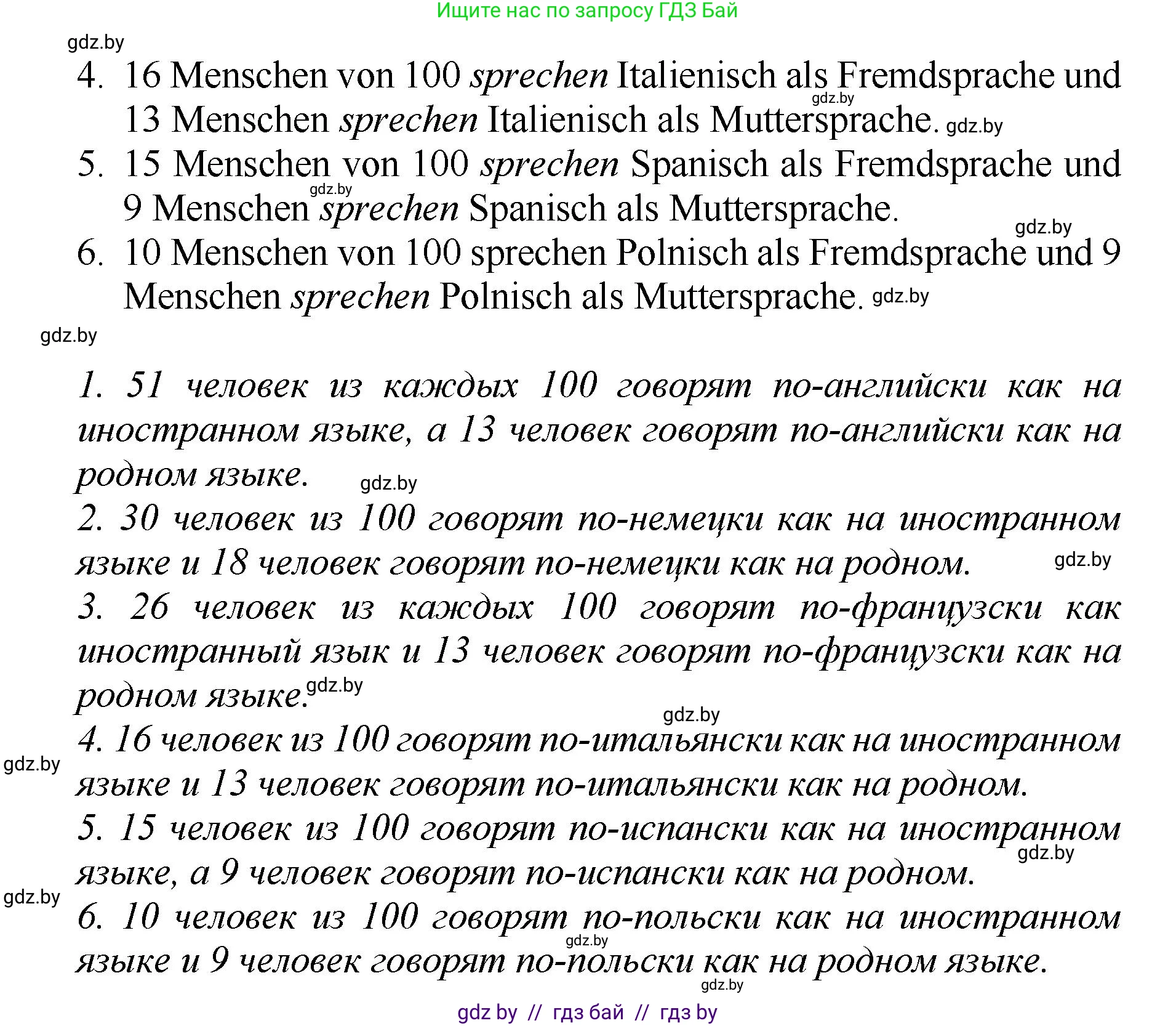 Немецкий язык (Deutsch), 7 класс Учебник (Schülerbuch), авторы: Будько Антонина Филипповна (Budjko Antonina), Урбанович Инна Ювинальевна (Urbanowitsch Ina), издательство Вышэйшая школа, Минск, 2021, страница 8, номер 3, Решение (продолжение 4)