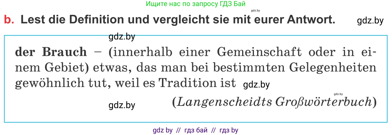 Немецкий язык (Deutsch), 8 класс Учебник (Schülerbuch), авторы: Будько Антонина Филипповна (Budjko Antonina), Урбанович Инна Ювинальевна (Urbanowitsch Ina), издательство Вышэйшая школа, Минск, 2018, страница 114, номер 1b, Условие