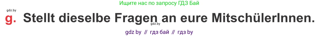 Немецкий язык (Deutsch), 8 класс Учебник (Schülerbuch), авторы: Будько Антонина Филипповна (Budjko Antonina), Урбанович Инна Ювинальевна (Urbanowitsch Ina), издательство Вышэйшая школа, Минск, 2018, страница 149, номер 1g, Условие