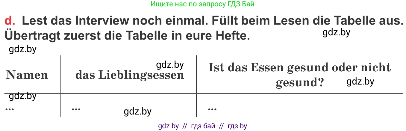 Немецкий язык (Deutsch), 8 класс Учебник (Schülerbuch), авторы: Будько Антонина Филипповна (Budjko Antonina), Урбанович Инна Ювинальевна (Urbanowitsch Ina), издательство Вышэйшая школа, Минск, 2018, страница 217, номер 1d, Условие