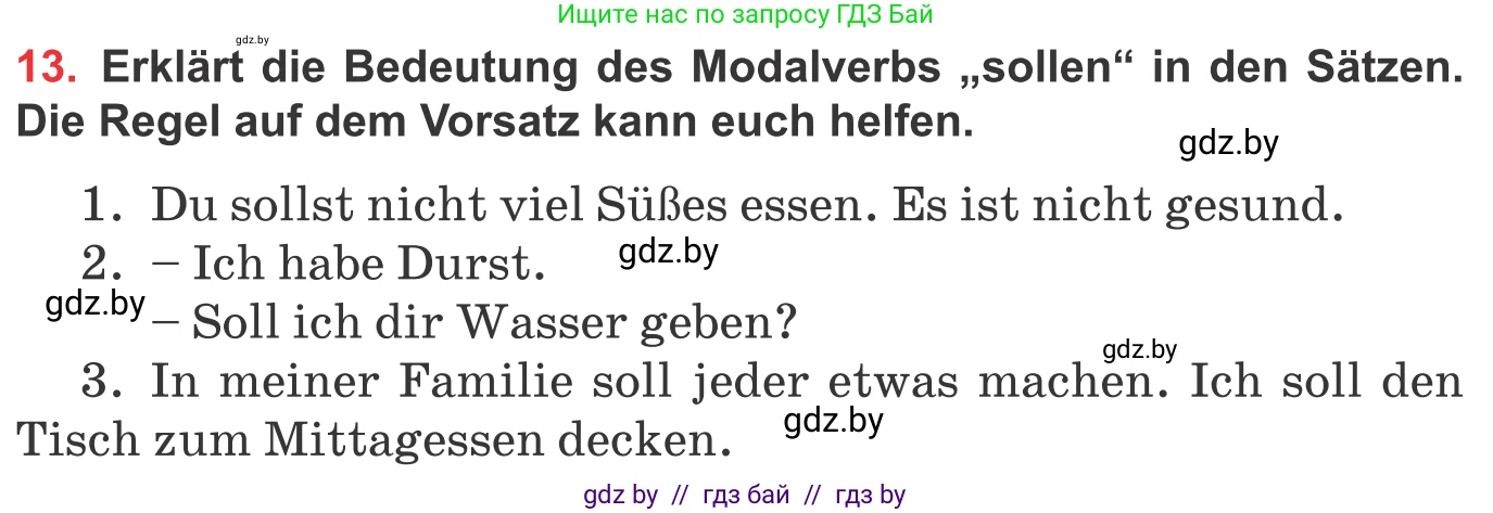 Немецкий язык (Deutsch), 8 класс Учебник (Schülerbuch), авторы: Будько Антонина Филипповна (Budjko Antonina), Урбанович Инна Ювинальевна (Urbanowitsch Ina), издательство Вышэйшая школа, Минск, 2018, страница 248, номер 13, Условие