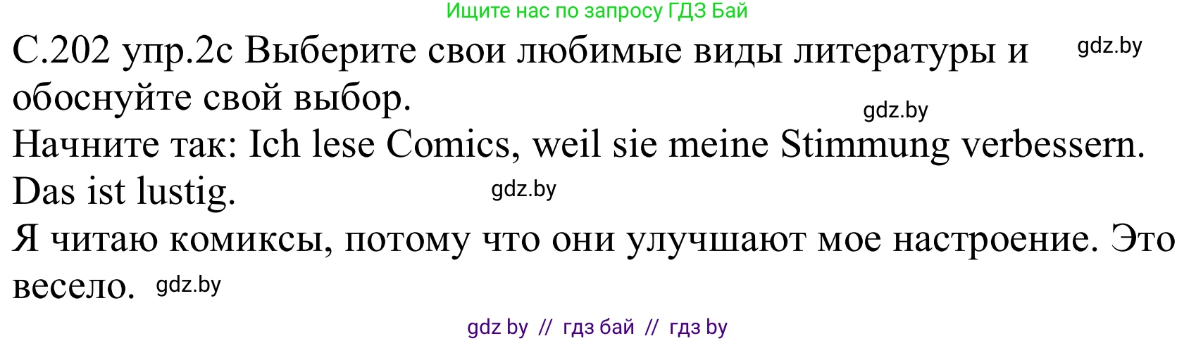 Немецкий язык (Deutsch), 8 класс Учебник (Schülerbuch), авторы: Будько Антонина Филипповна (Budjko Antonina), Урбанович Инна Ювинальевна (Urbanowitsch Ina), издательство Вышэйшая школа, Минск, 2018, страница 202, номер 2e, Решение