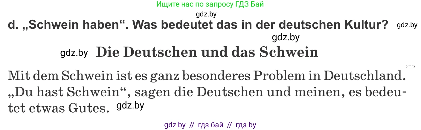 Немецкий язык (Deutsch), 9 класс Учебник (Schülerbuch), авторы: Будько Антонина Филипповна (Budjko Antonina), Урбанович Инна Ювинальевна (Urbanowitsch Ina), издательство Вышэйшая школа, Минск, 2018, серого цвета, страница 61, номер 6d, Условие