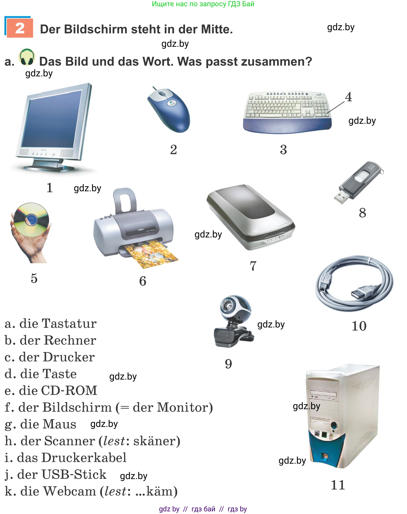 Немецкий язык (Deutsch), 9 класс Учебник (Schülerbuch), авторы: Будько Антонина Филипповна (Budjko Antonina), Урбанович Инна Ювинальевна (Urbanowitsch Ina), издательство Вышэйшая школа, Минск, 2018, серого цвета, страница 187, номер 2a, Условие