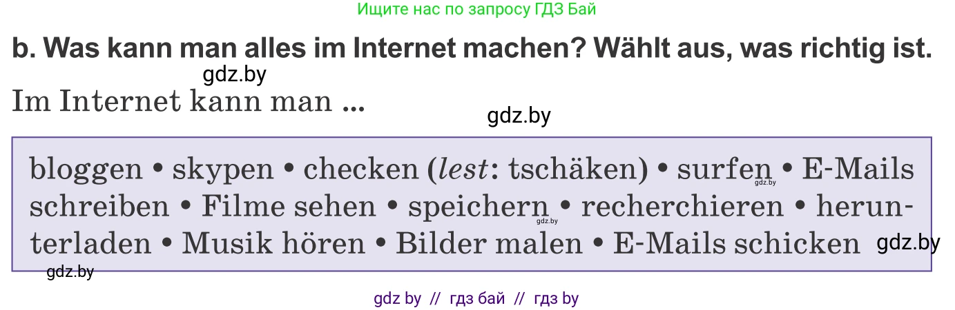 Немецкий язык (Deutsch), 9 класс Учебник (Schülerbuch), авторы: Будько Антонина Филипповна (Budjko Antonina), Урбанович Инна Ювинальевна (Urbanowitsch Ina), издательство Вышэйшая школа, Минск, 2018, серого цвета, страница 197, номер 8b, Условие