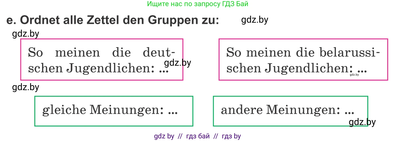 Немецкий язык (Deutsch), 9 класс Учебник (Schülerbuch), авторы: Будько Антонина Филипповна (Budjko Antonina), Урбанович Инна Ювинальевна (Urbanowitsch Ina), издательство Вышэйшая школа, Минск, 2018, серого цвета, страница 251, номер 1e, Условие
