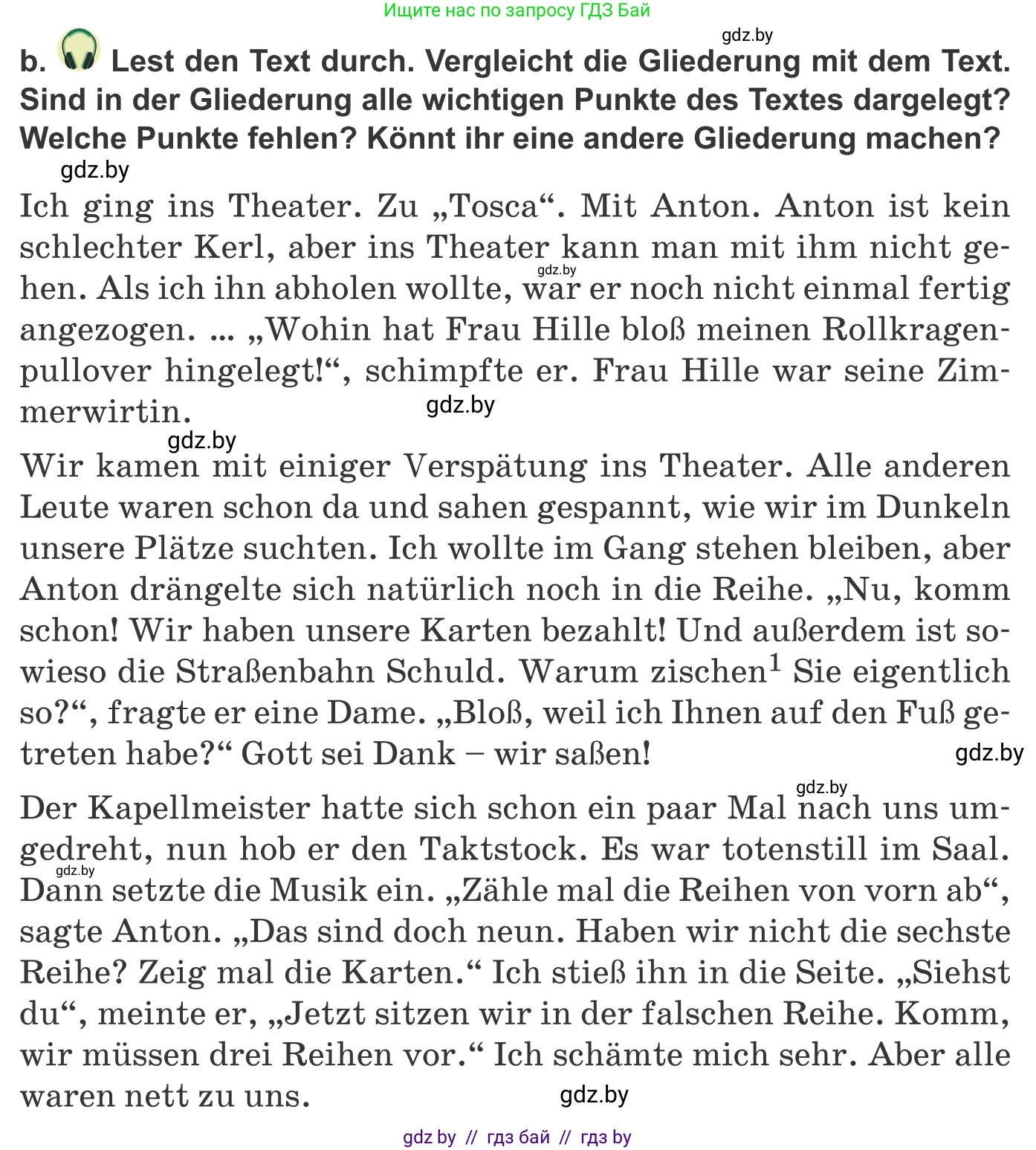 Немецкий язык (Deutsch), 9 класс Учебник (Schülerbuch), авторы: Будько Антонина Филипповна (Budjko Antonina), Урбанович Инна Ювинальевна (Urbanowitsch Ina), издательство Вышэйшая школа, Минск, 2018, серого цвета, страница 278, номер 1b, Условие