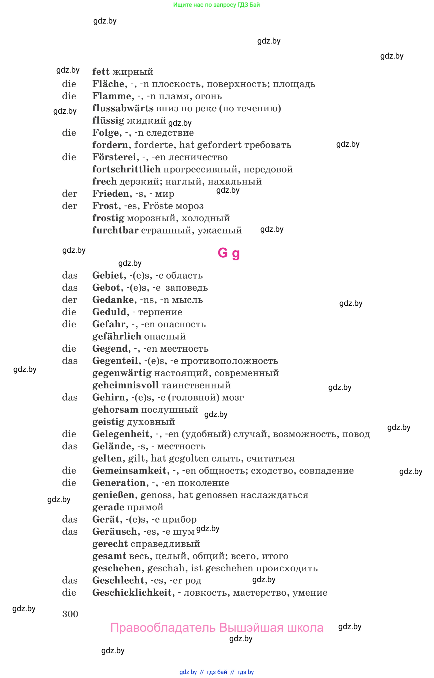 Немецкий язык (Deutsch), 9 класс Учебник (Schülerbuch), авторы: Будько Антонина Филипповна (Budjko Antonina), Урбанович Инна Ювинальевна (Urbanowitsch Ina), издательство Вышэйшая школа, Минск, 2018, серого цвета, страница 300