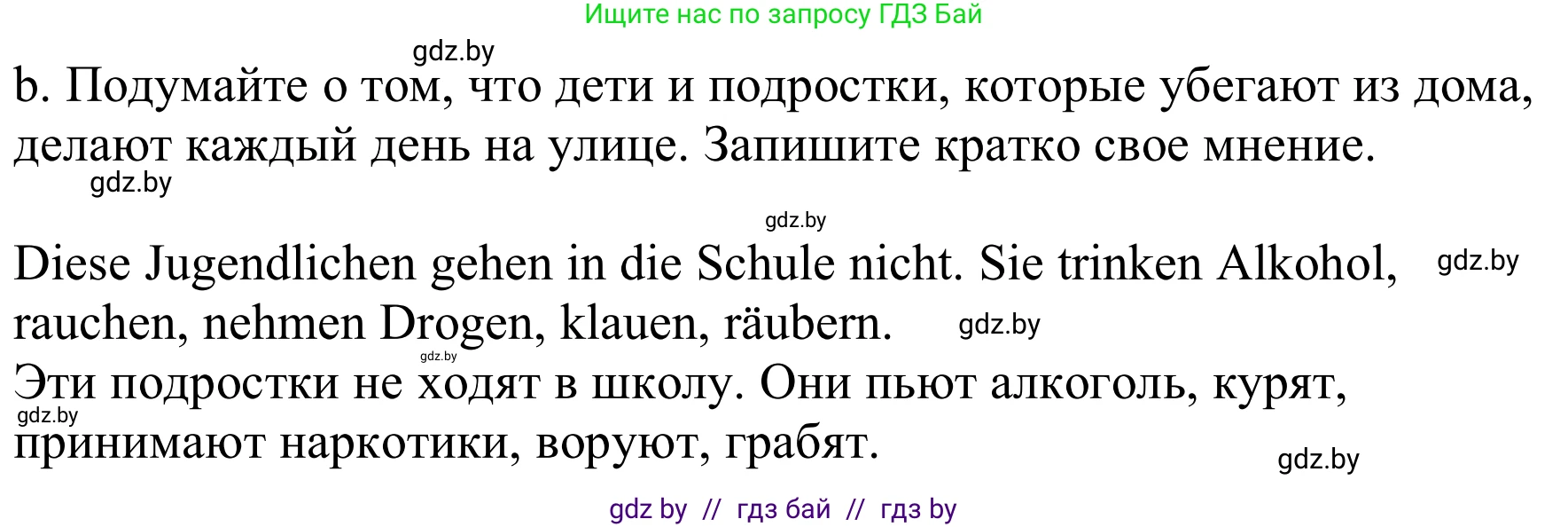 Немецкий язык (Deutsch), 9 класс Учебник (Schülerbuch), авторы: Будько Антонина Филипповна (Budjko Antonina), Урбанович Инна Ювинальевна (Urbanowitsch Ina), издательство Вышэйшая школа, Минск, 2018, серого цвета, страница 90, номер 3b, Решение