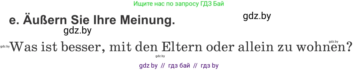 Немецкий язык (Deutsch), 10 класс Учебник (Schülerbuch), авторы: Будько Антонина Филипповна (Budjko Antonina), Урбанович Инна Ювинальевна (Urbanowitsch Ina), издательство Вышэйшая школа, Минск, 2018, оранжевого цвета, страница 29, номер 2e, Условие
