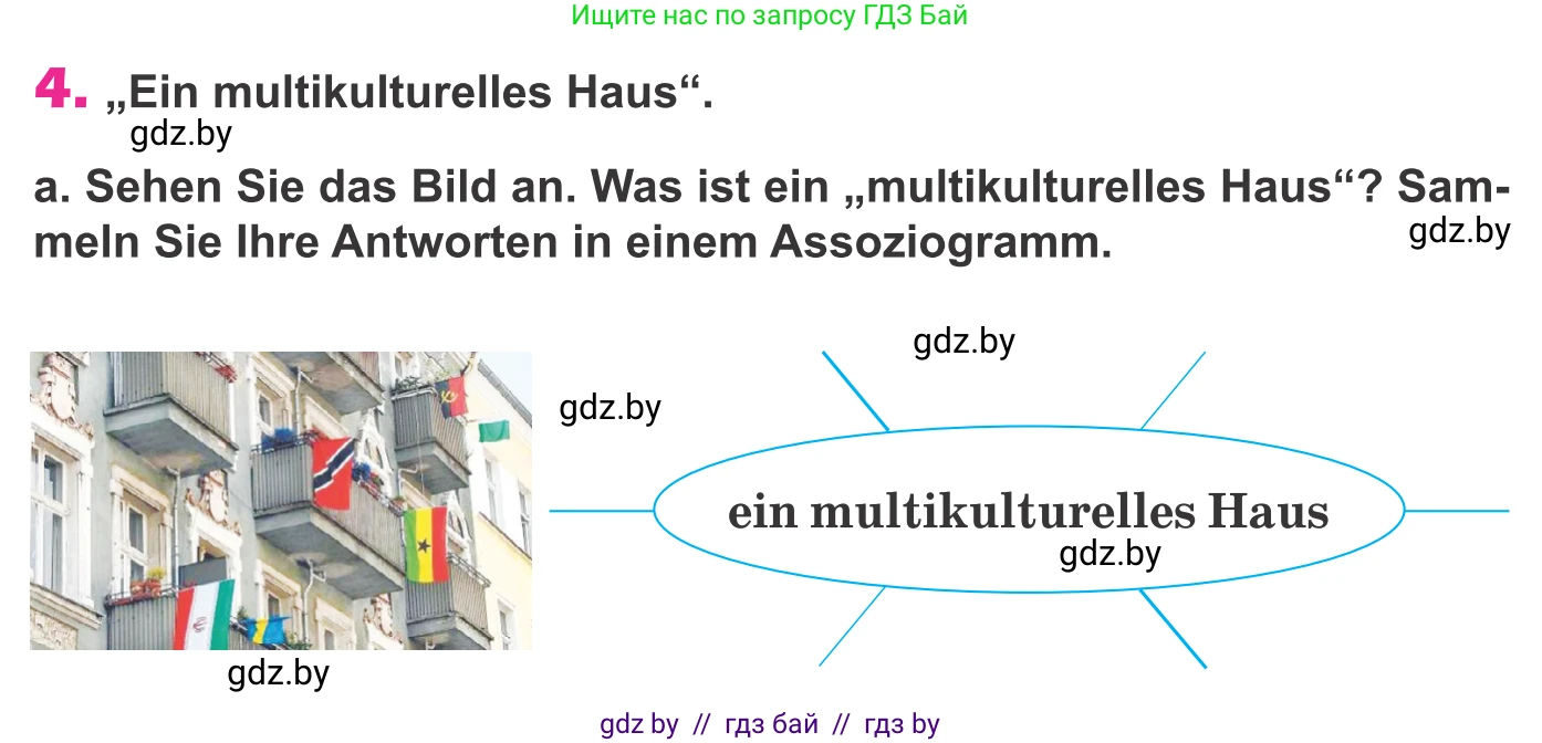 Немецкий язык (Deutsch), 10 класс Учебник (Schülerbuch), авторы: Будько Антонина Филипповна (Budjko Antonina), Урбанович Инна Ювинальевна (Urbanowitsch Ina), издательство Вышэйшая школа, Минск, 2018, оранжевого цвета, страница 32, номер 4a, Условие
