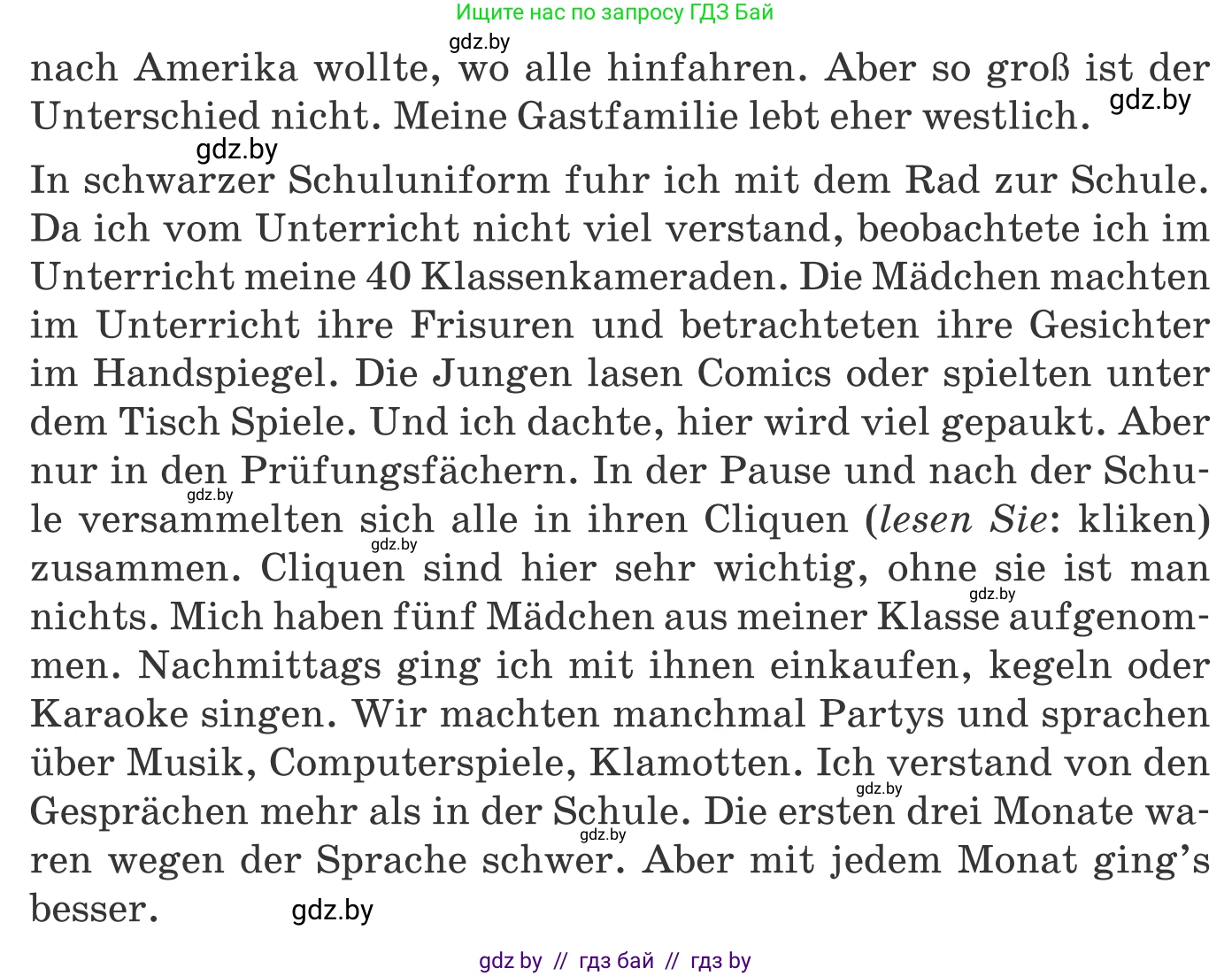 Немецкий язык (Deutsch), 10 класс Учебник (Schülerbuch), авторы: Будько Антонина Филипповна (Budjko Antonina), Урбанович Инна Ювинальевна (Urbanowitsch Ina), издательство Вышэйшая школа, Минск, 2018, оранжевого цвета, страница 82, номер 1j, Условие (продолжение 2)