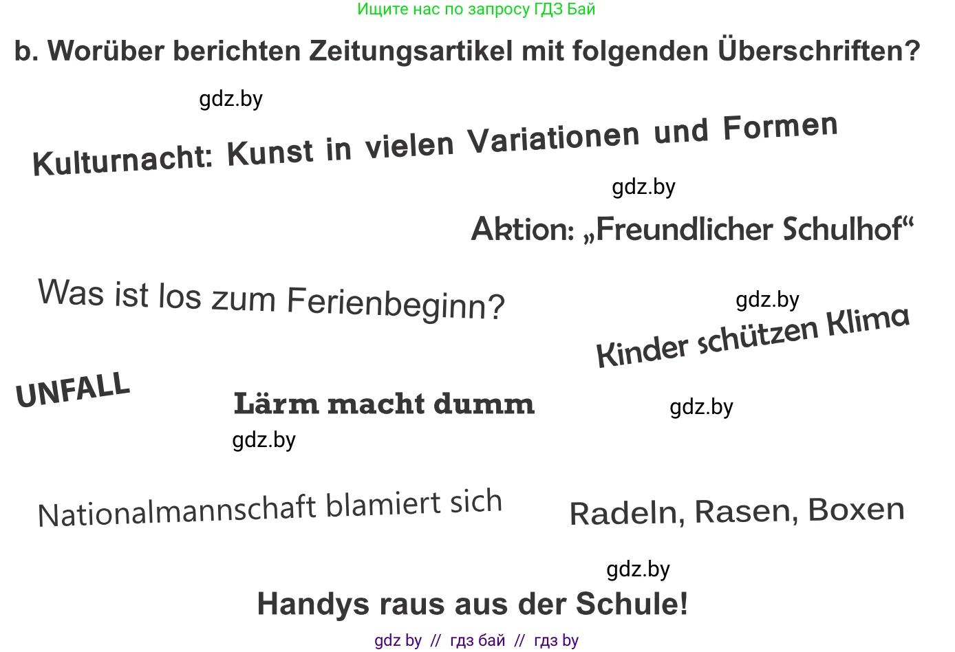 Немецкий язык (Deutsch), 10 класс Учебник (Schülerbuch), авторы: Будько Антонина Филипповна (Budjko Antonina), Урбанович Инна Ювинальевна (Urbanowitsch Ina), издательство Вышэйшая школа, Минск, 2018, оранжевого цвета, страница 104, номер 3b, Условие