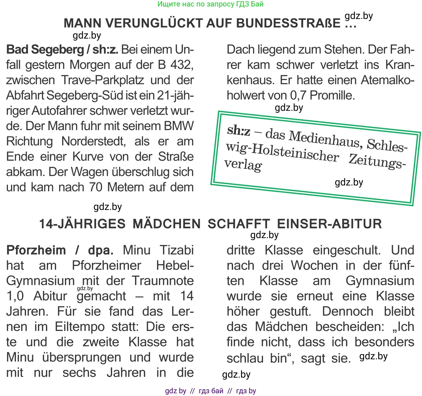 Немецкий язык (Deutsch), 10 класс Учебник (Schülerbuch), авторы: Будько Антонина Филипповна (Budjko Antonina), Урбанович Инна Ювинальевна (Urbanowitsch Ina), издательство Вышэйшая школа, Минск, 2018, оранжевого цвета, страница 106, номер 3b, Условие (продолжение 2)