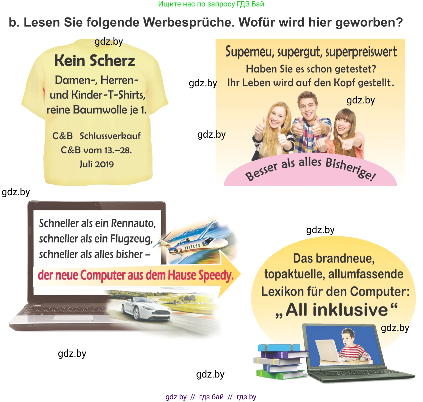 Немецкий язык (Deutsch), 10 класс Учебник (Schülerbuch), авторы: Будько Антонина Филипповна (Budjko Antonina), Урбанович Инна Ювинальевна (Urbanowitsch Ina), издательство Вышэйшая школа, Минск, 2018, оранжевого цвета, страница 112, номер 7b, Условие